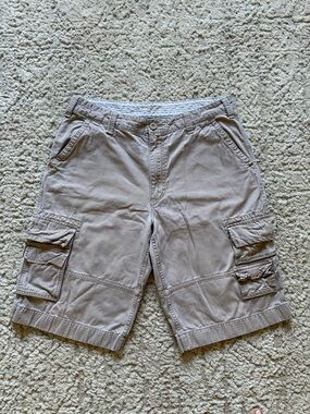 Roundtree & Yorke Men's Cargo Shorts in Light Tan 38x15